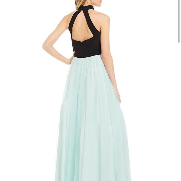 New Size 1 Blondie Nites Tulle Black Blue Ball Gown - Picture 2 of 5
